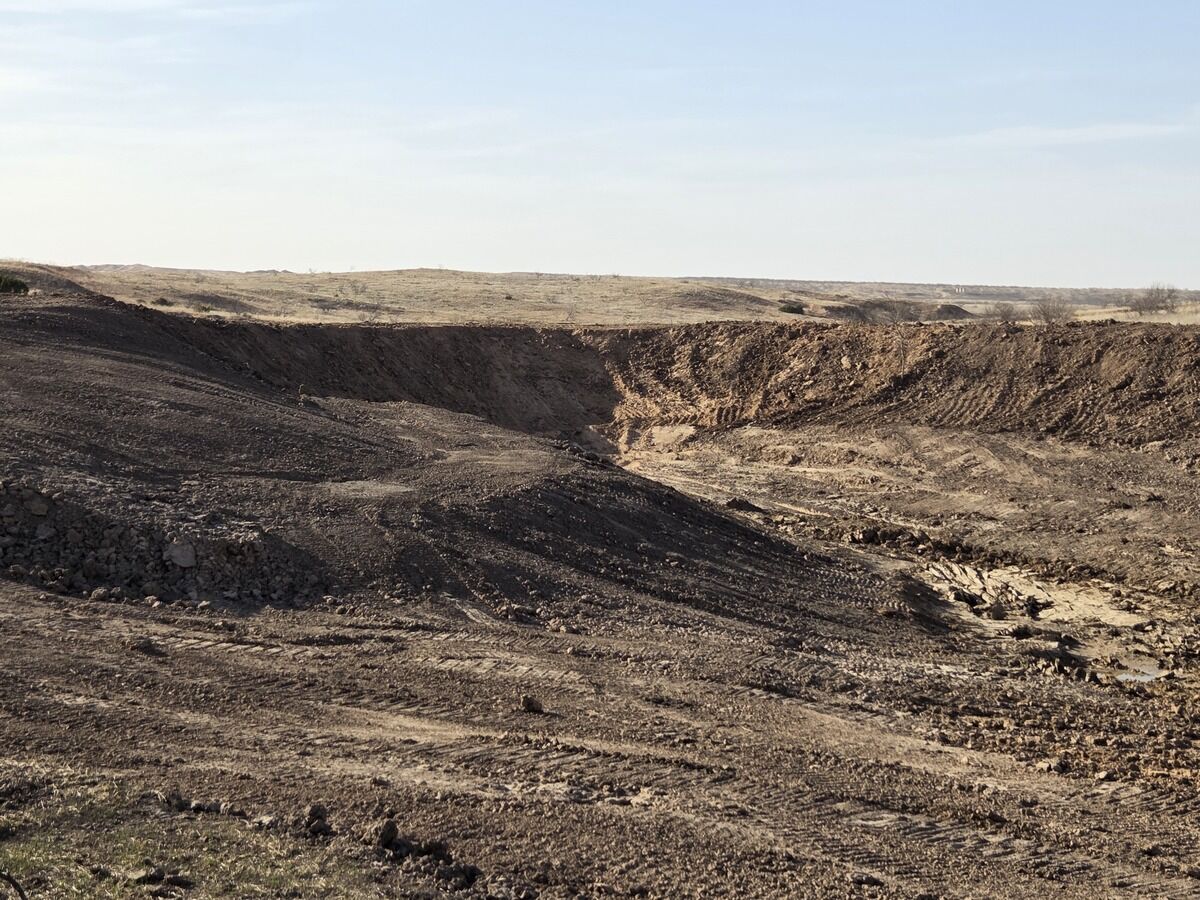 Pond excavation by Pasture Tech